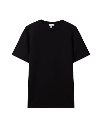 Reiss Men's Premium Interlock Crew-Neck T-Shirt