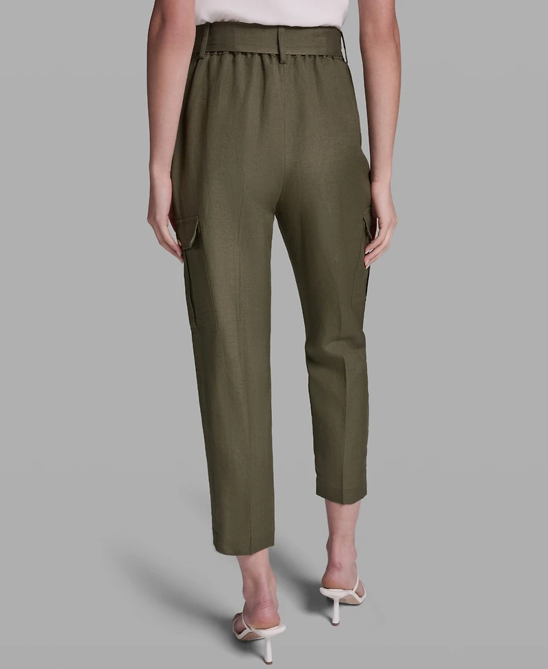 Bcbg Women's Tie-Waist Utility Pants