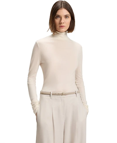 Boss by Hugo Women's High-Neck Top Soft Jersey