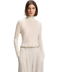 Boss by Hugo Women's High-Neck Top Soft Jersey