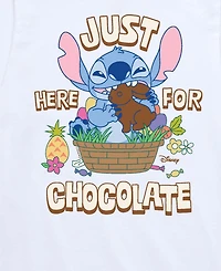 Lilo & Stitch Boys' 8-20 Here For Chocolate Short-Sleeve Graphic T-Shirt