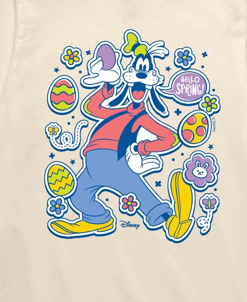 Disney Boys' Toddler 2T-5T Easter Stickers Short-Sleeve Graphic T-Shirt