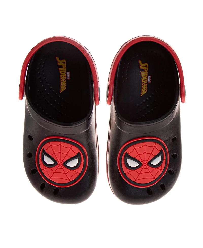 Spider-Man Toddler Marvel Spiderman Shoes, Eva Clogs, Water Shoes Pool Red and Blue Slip-On (Toddler 5-10 11-12 &pull on