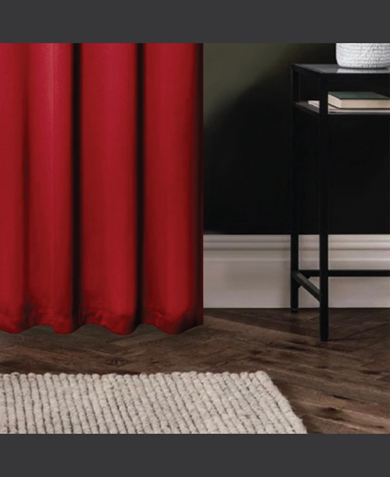Rt Designers Collection 100% Polyester 250 Gsm Riley Blackout Grommet Panel