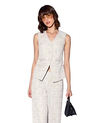 Walter Baker Women's Starla Longline Tweed Vest