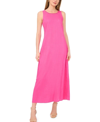Vince Camuto Women's Crew Neck Maxi Dress