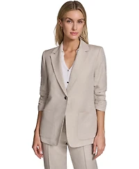 Calvin Klein Petite Notch Collar Jacket
