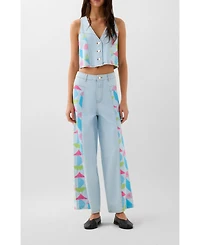 Scalpers Women's Culotte Embside Denim Pant