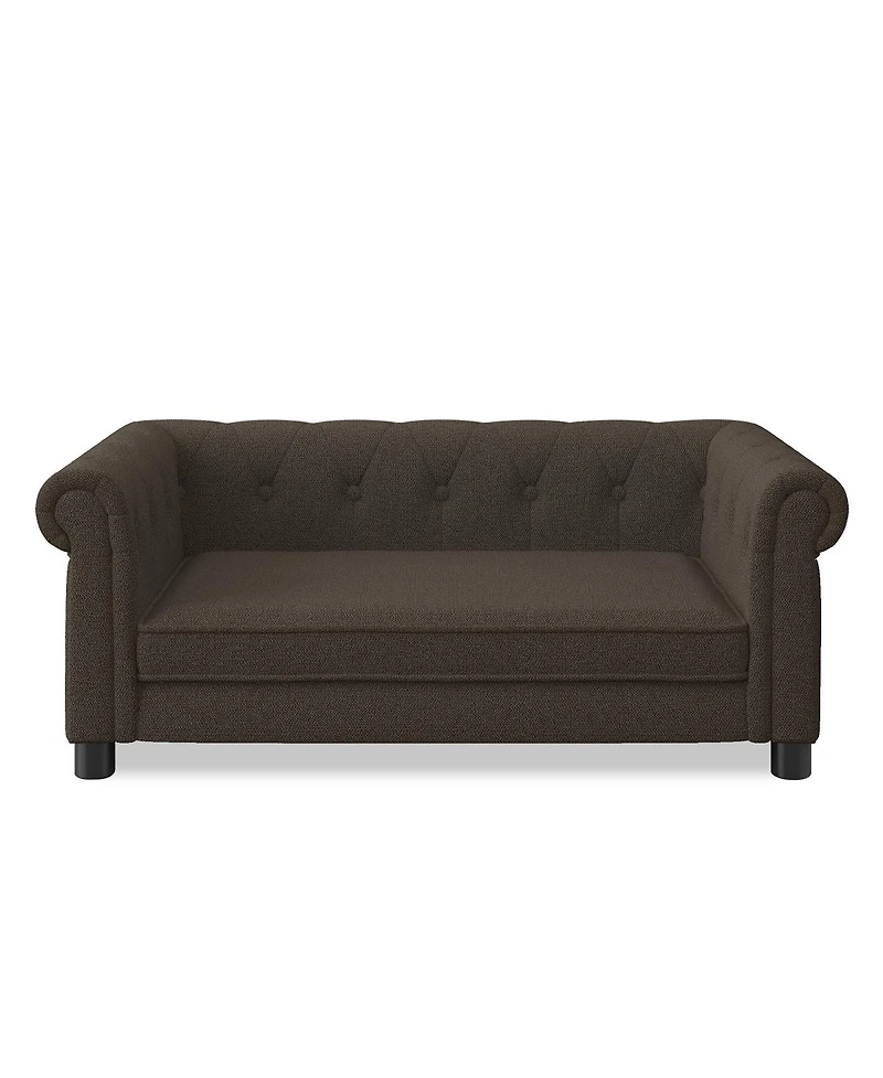 Modern Beige Raised Dog Sofa for Small and Medium Breeds