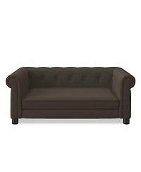 Modern Beige Raised Dog Sofa for Small and Medium Breeds