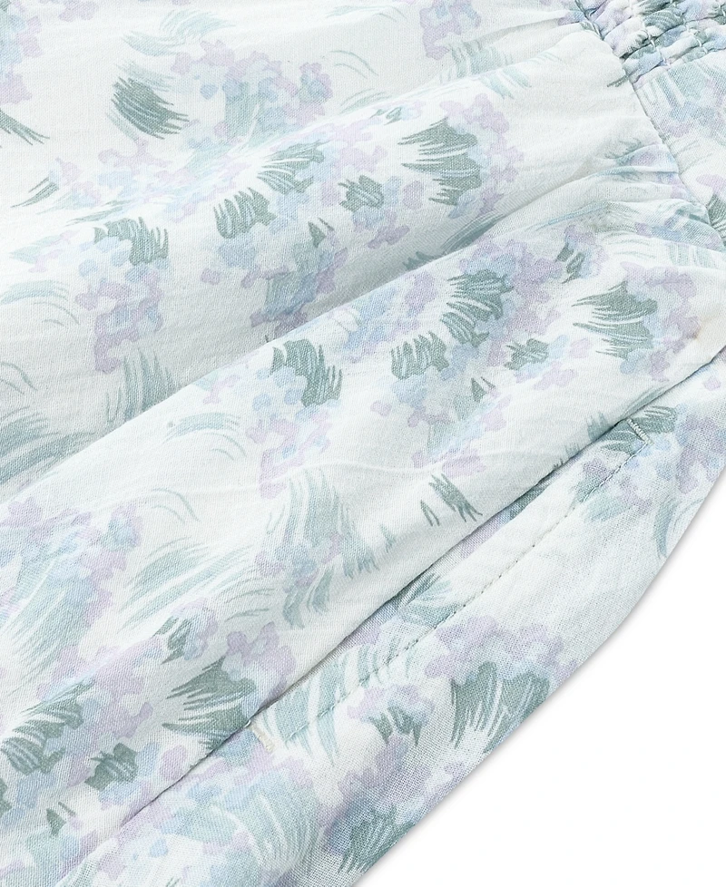 abercrombie kids Baby Girls' Puff Sleeve Dress and Diaper Cover, 2-Piece Set