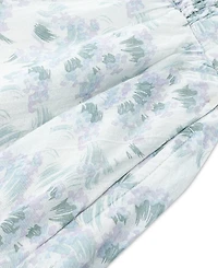 abercrombie kids Baby Girls' Puff Sleeve Dress and Diaper Cover, 2-Piece Set