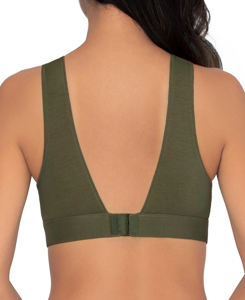 Fruit of the Loom Women's Full Coverage Wireless Cotton Bralette