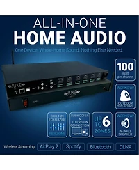 Juke Audio Juke+ 12ch Amplifier with Built-in Music Streaming (2026)