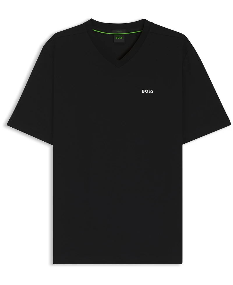 Boss by Hugo Men's Contrast Logo Regular-Fit T-Shirt