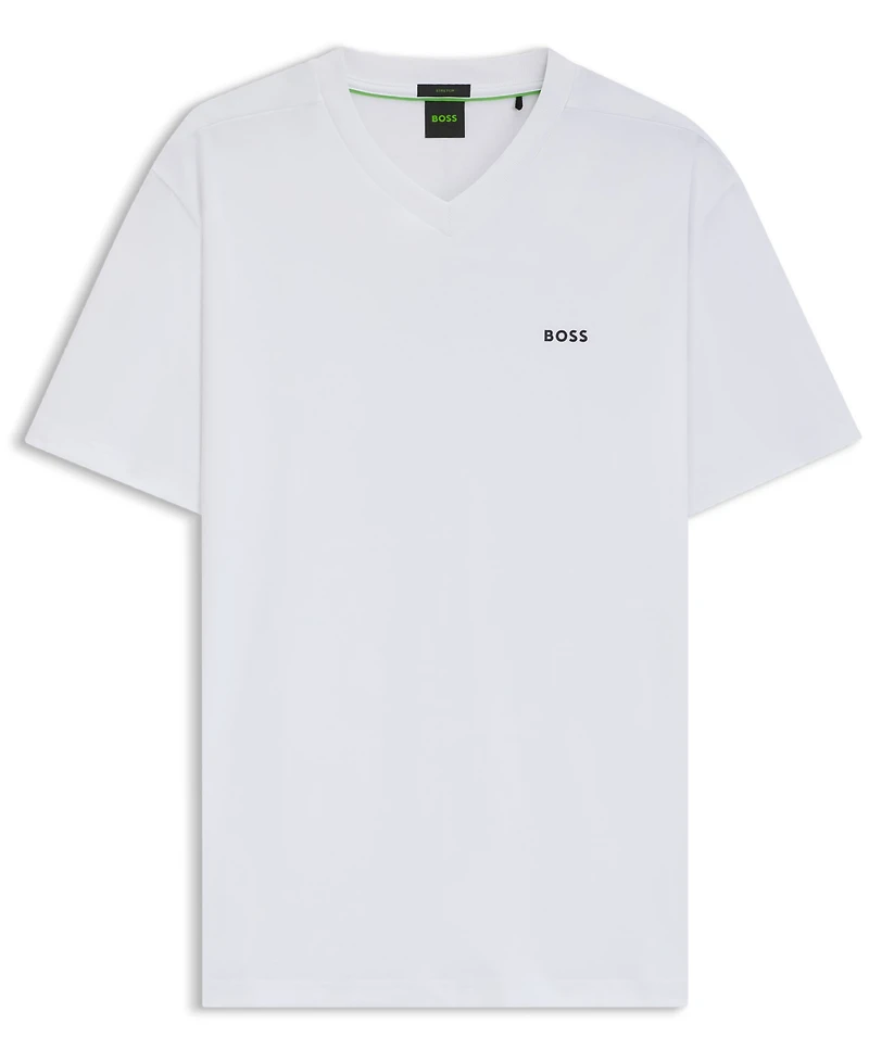 Boss by Hugo Men's Contrast Logo Regular-Fit T-Shirt