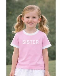 Bits & Bows Baby Girls Sister T-Shirt