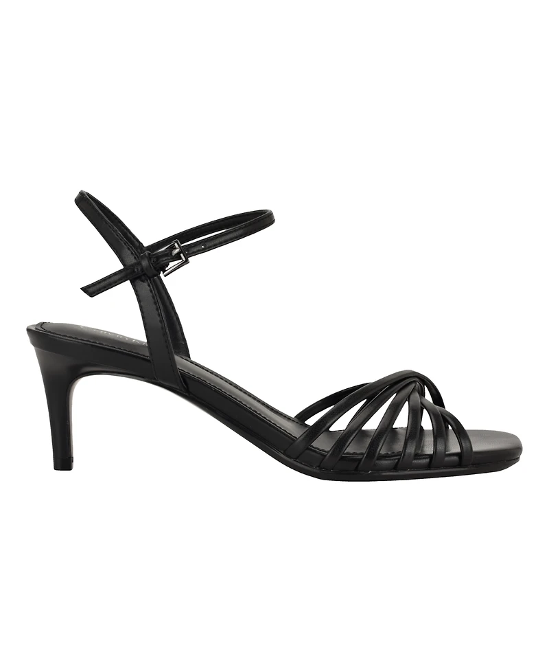 Calvin Klein Women's Izabella Strappy Kitten Heel Dress Sandals