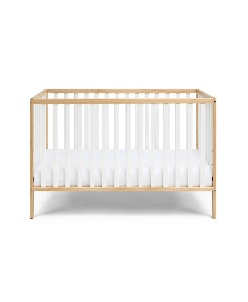 flynama 3 in 1 convertible island crib with modern classic design crisp clean lines and harmonious look for baby nursery