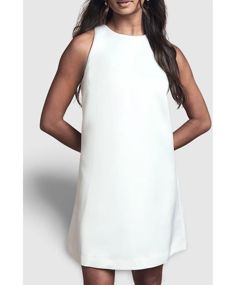 Coast Women's Structured Satin Bridal Mini Dress