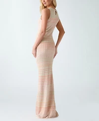 Guess Women's Sleeveless Rosalyn Long Sweater Dress