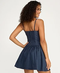 Katia Rae Junior's Sweetheart Neck Corset Mini Dress