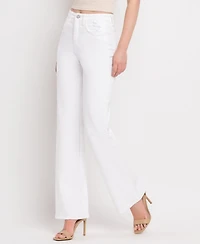 Vervet Women's Vintage-like Super High Rise Flare Jeans