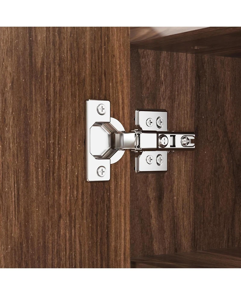 gaomon Shoe Cabinet with Doors, 6-Tier Shoe Organizer with 2 Doors & Additional Hooks for Hallway, Entryway