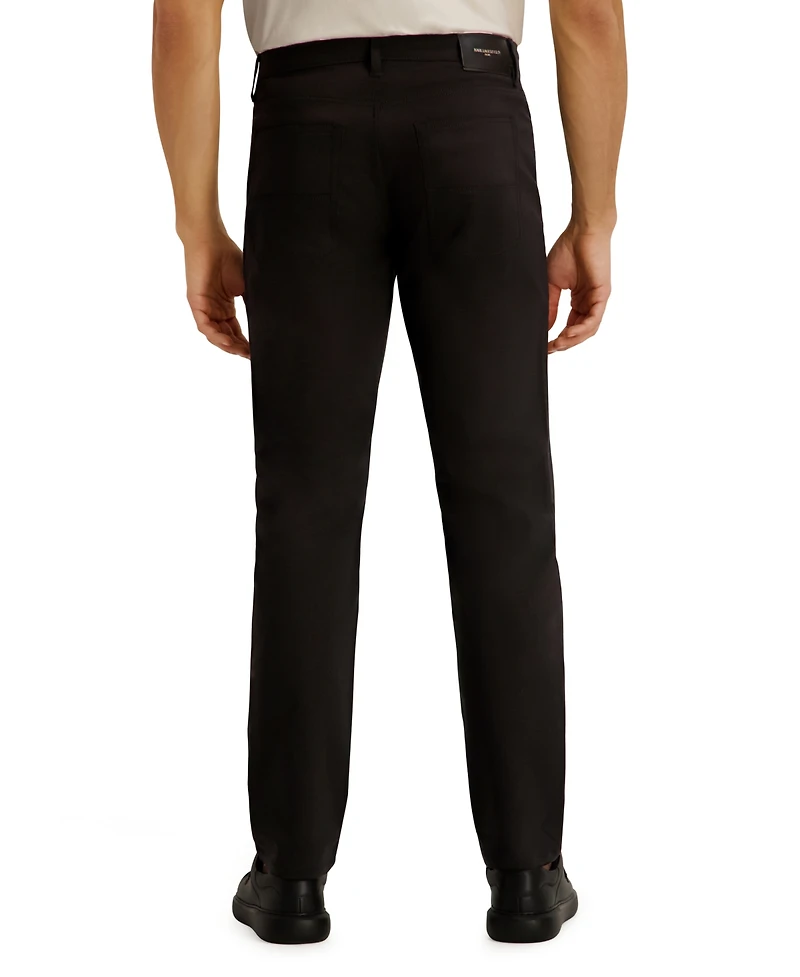 Karl Lagerfeld Paris Men's Core Slim Straight 5-Pockets Cotton Pants
