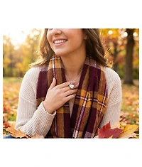 Bling Jewelry Simple Keepsake Puff Heart Shaped Photo Locket Necklace Pendant .925 Sterling Silver