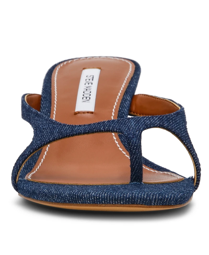 Steve Madden Women's Brienna Strappy Kitten Heel Sandals
