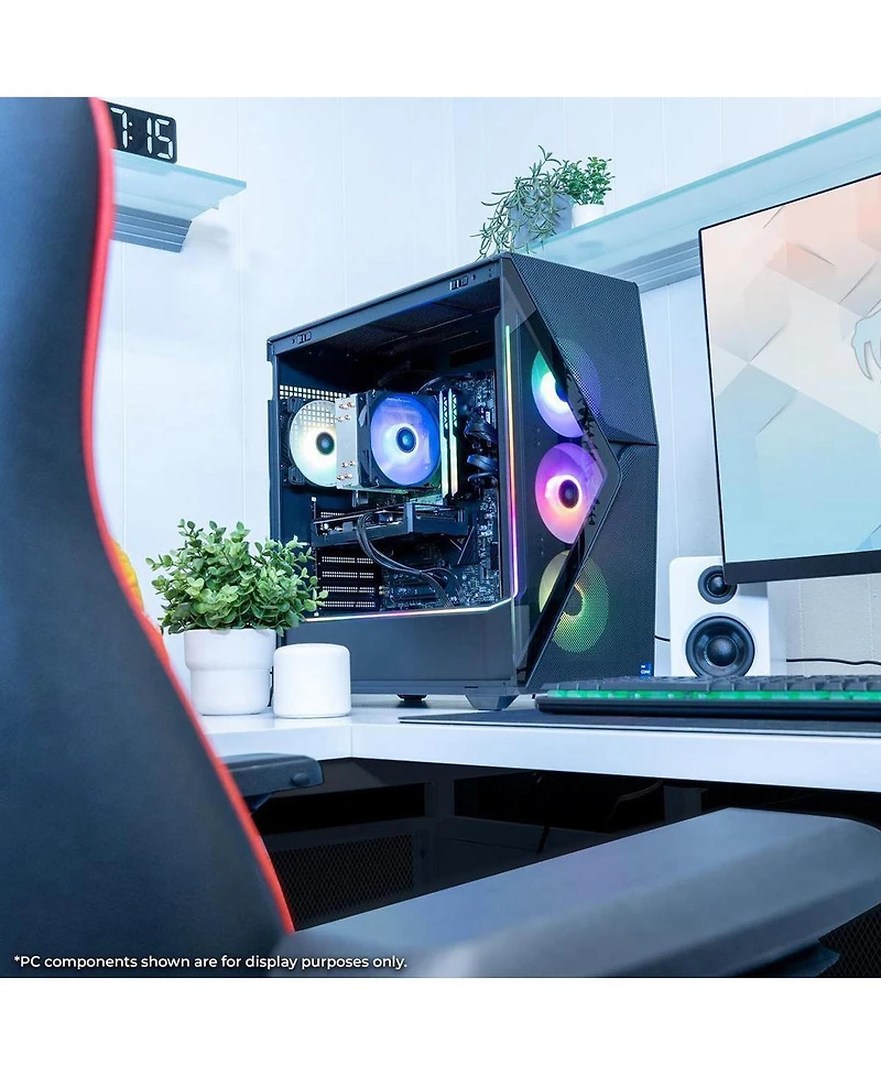 iBUYPOWER SMI7N57T01 Liquid Cooled Gaming Desktop Computer, Intel Core Ultra 7 265F 2.4GHz, 32GB Ram, 2TB Ssd, Nvidia GeForce Rtx 5070 Ti 16GB