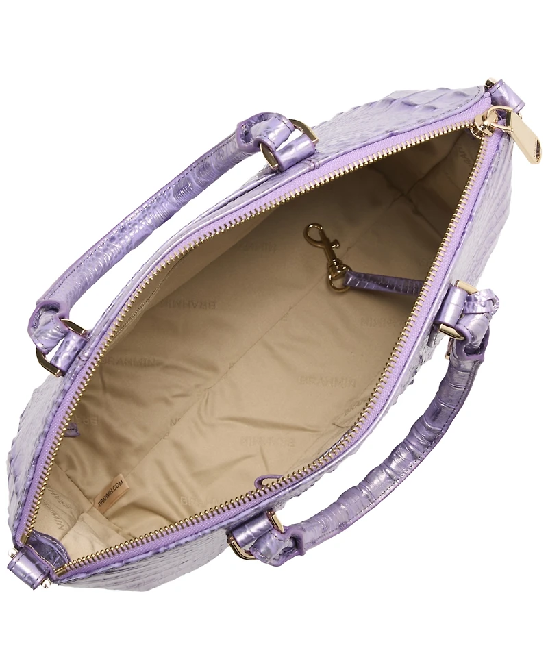Brahmin Duxbury Melbourne Medium Leather Satchel Handbag
