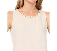 Vince Camuto Women's Crew Neck Maxi Dress