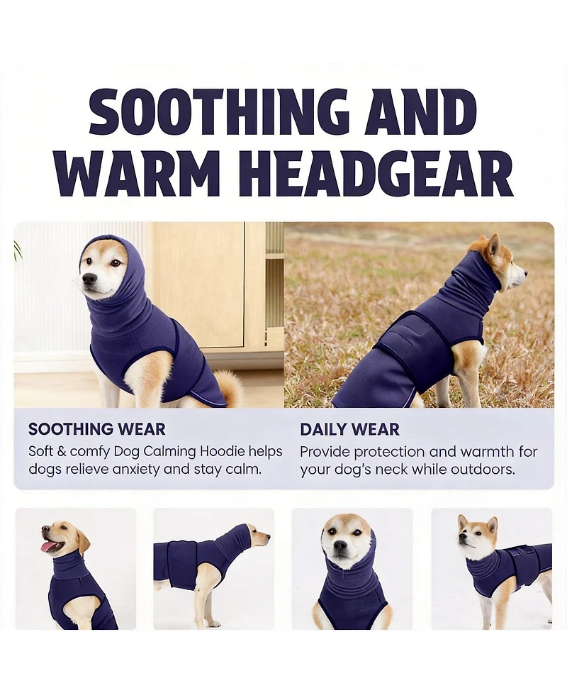 Aronkl Calming Anxiety Vest for Dogs - Comfortable, Safe, and Effective
