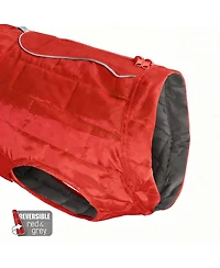 Aronkl Loft Dog Jacket: Insulated, Reversible, Water-Resistant, Reflective, Adventure Ready