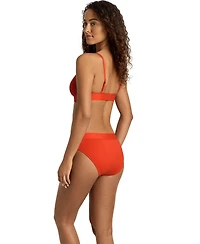Lauren Ralph Women's Triangle V-Neck Swim Top