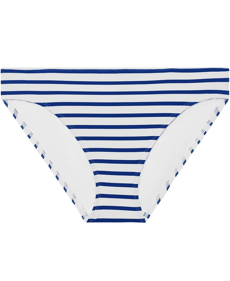 Lauren Ralph Women's Stripe Pull-On Swim Bottoms