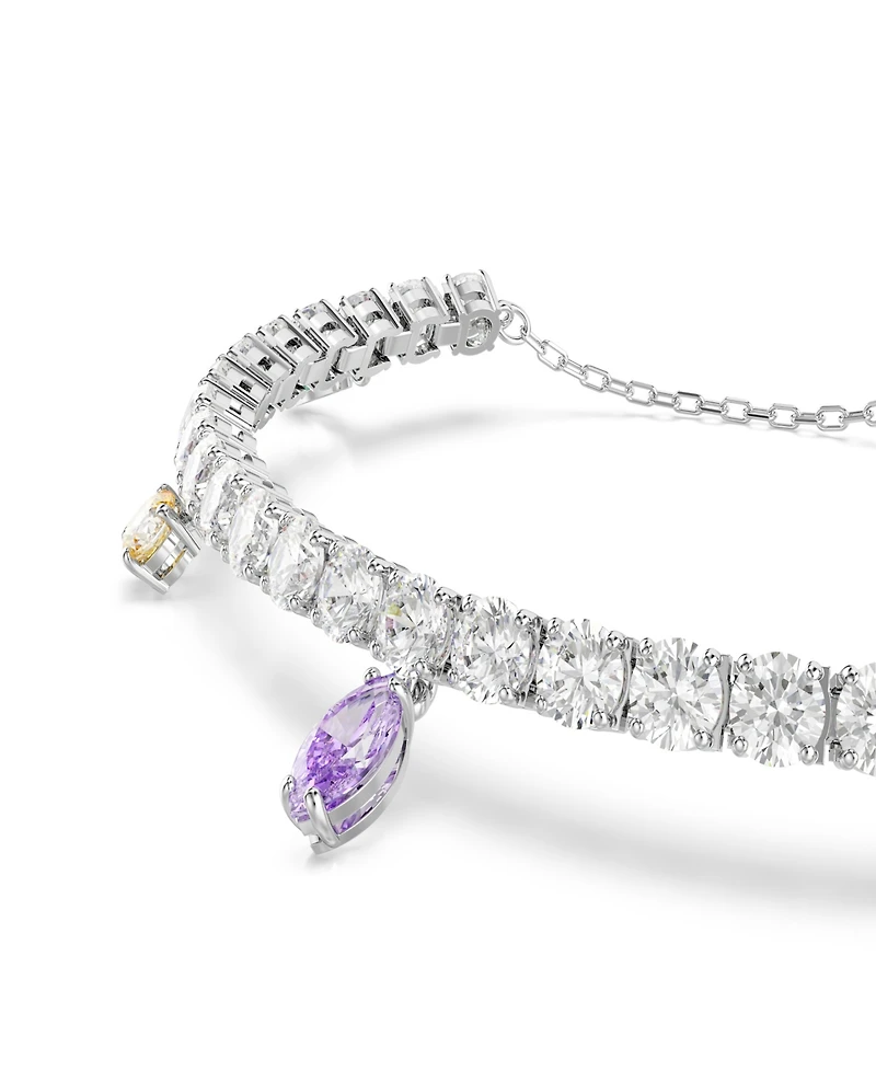 Swarovski x Ariana Grande Rhodium Plated Tennis Bracelet