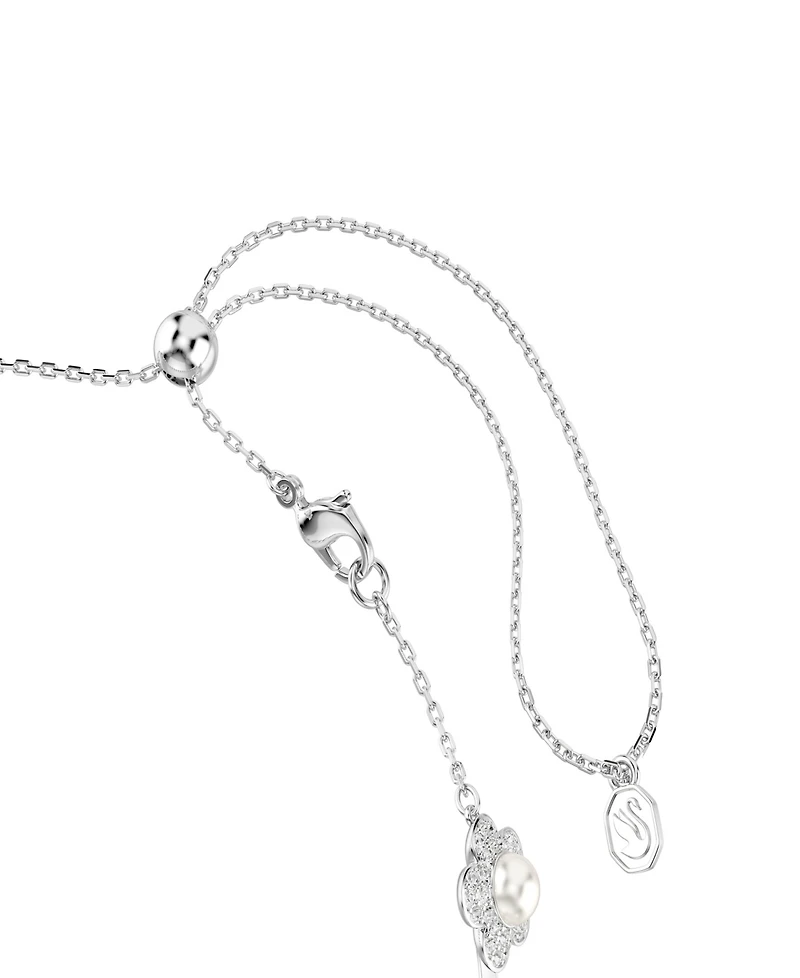 Swarovski x Ariana Grande Rhodium Plated Mother of Pearl Necklace