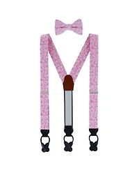 Trafalgar Hanami Cherry Blossom Burst Suspenders and Bowtie Bundle