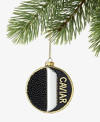 Holiday Lane Foodie & Spirits Caviar Ornament, Macy's Exclusive