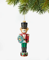 Holiday Lane Macy's Bear Nutcracker Ornament, Macy's Exclusive