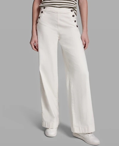 Bcbg Women's Loose-Fit Wide-Leg Pants