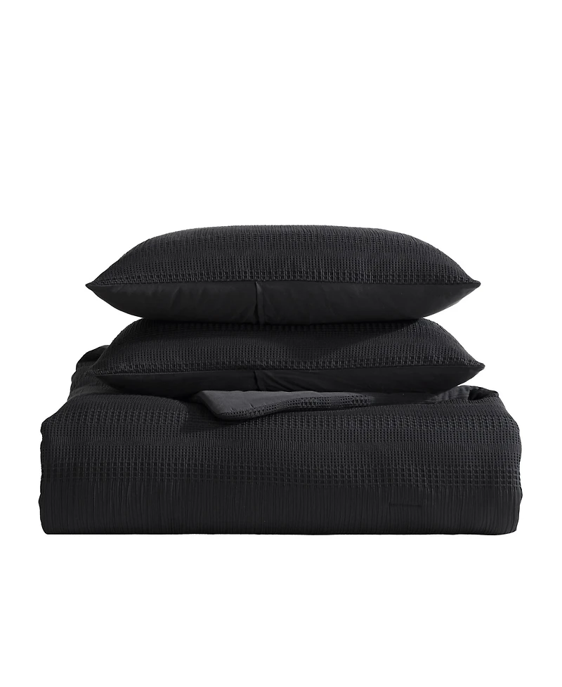 Kenneth Cole New York Variegated Waffle Textured 14-Pc. Comforter Bonus Set