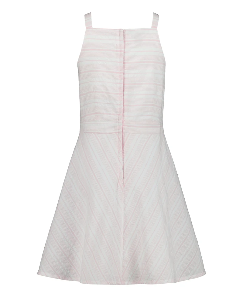 Tommy Hilfiger Girls' 7-16 Square Neck Seersucker Sun Dress
