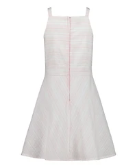 Tommy Hilfiger Girls' 7-16 Square Neck Seersucker Sun Dress