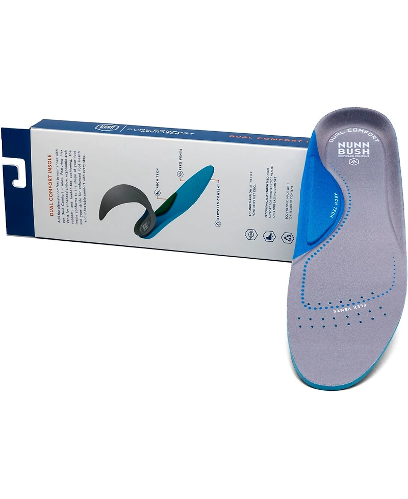 Nunn Bush Men's Dual Comfort Replacement Insoles