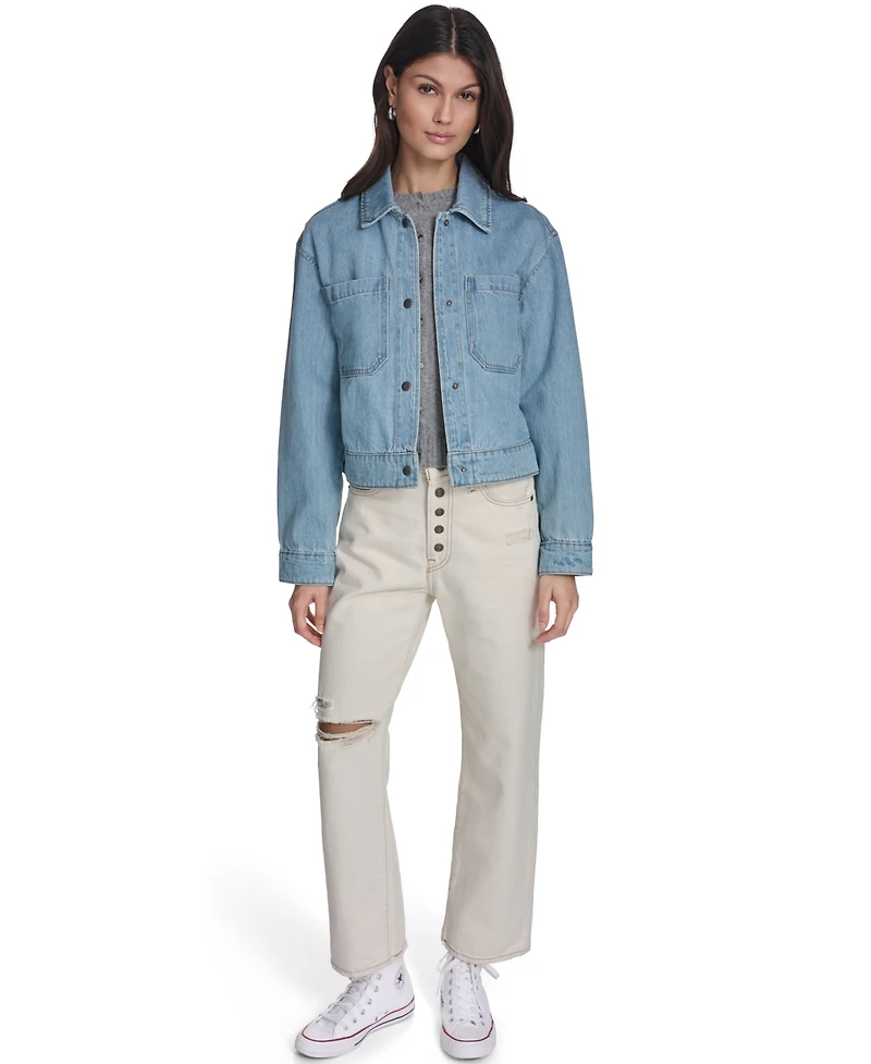 Levi's Women's Laydown Collar Button-Front Coat