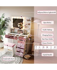 flynama Stylish Coffee Table with 2 Drawers Finish Modern Living Room Center Table with Storage